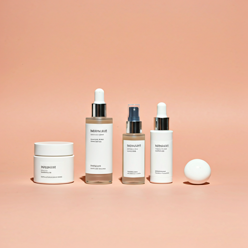 Personalized skincare routine with products